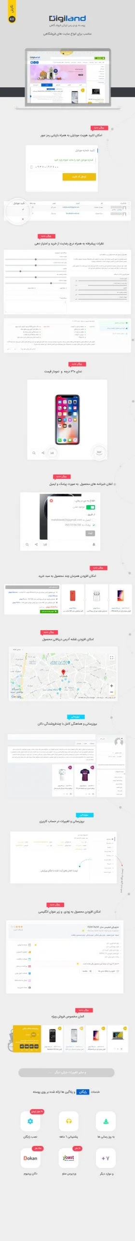 طراحی سایت با قالب Digiland-Digic